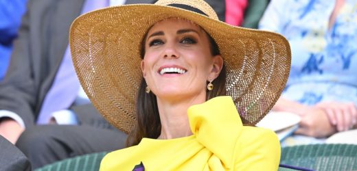 Kate Middleton elige el sombrero de paja ala ancha