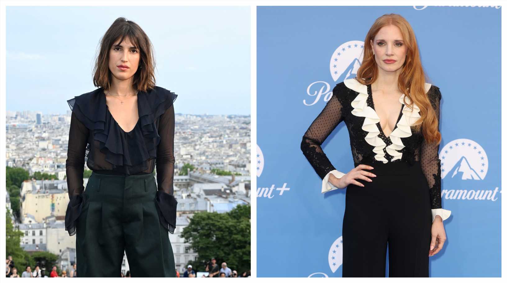 Las celebrities reivindican la blusa de volantes este verano