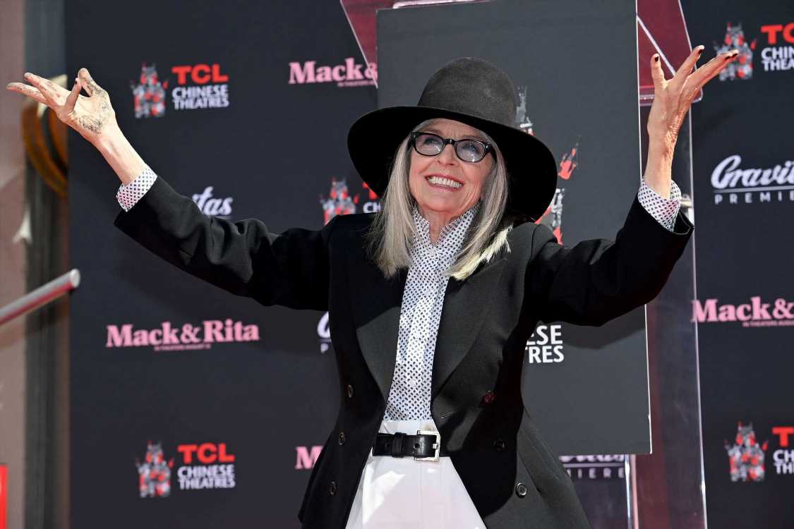 Diane Keaton y los pantalones palazzo más favorecedores