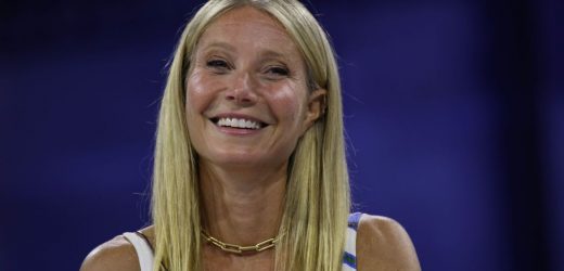 Gwyneth Paltrow presume de piernas con minivestido