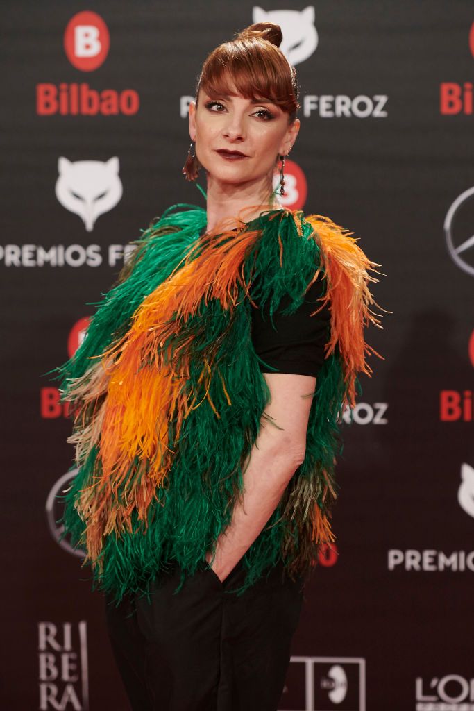 Najwa Nimri reinventa el traje masculino en clave 'oversize'