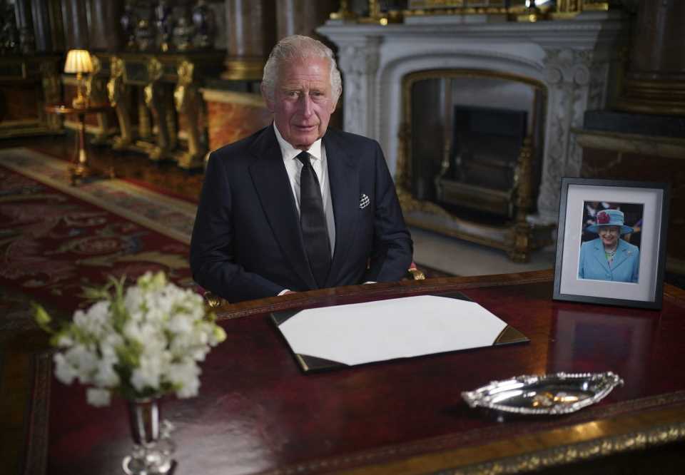 Primeras palabras del Rey Carlos III de Reino Unido como monarca