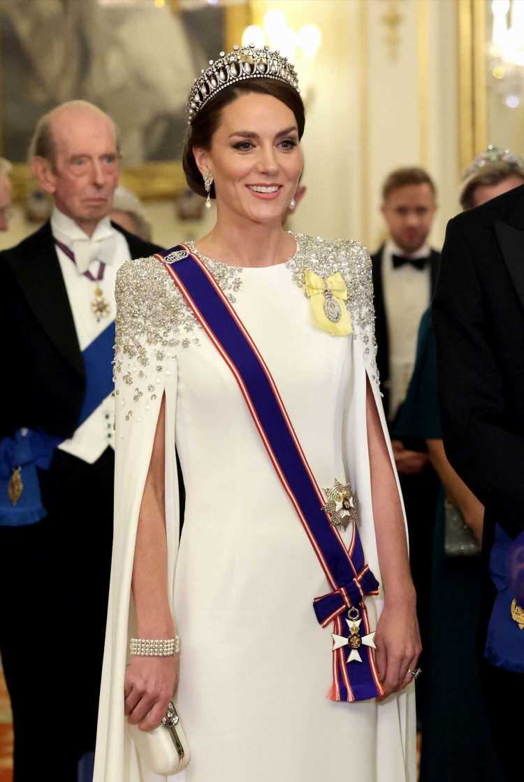 Kate Middleton elige la tiara Lover's Knot, su favorita