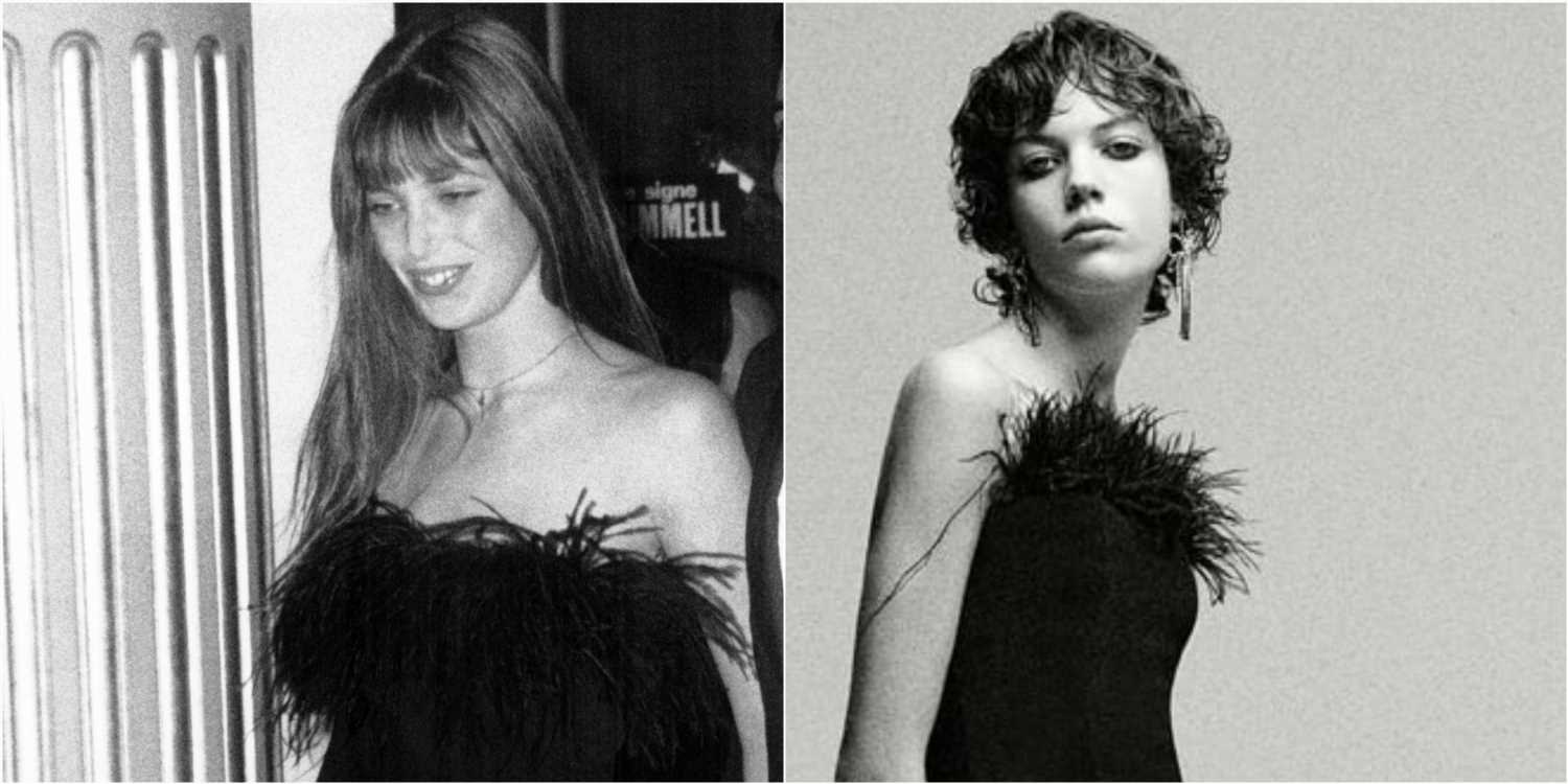 Zara tiene el vestido negro más bonito de Jane Birkin