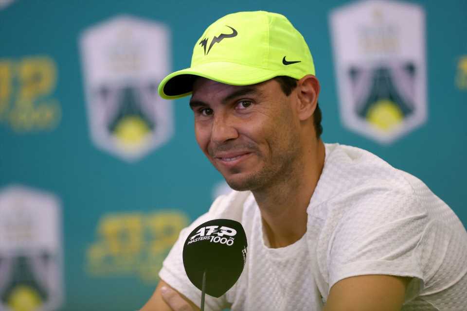 Rafa Nadal vuelve al trabajo echando de menos a su hijo