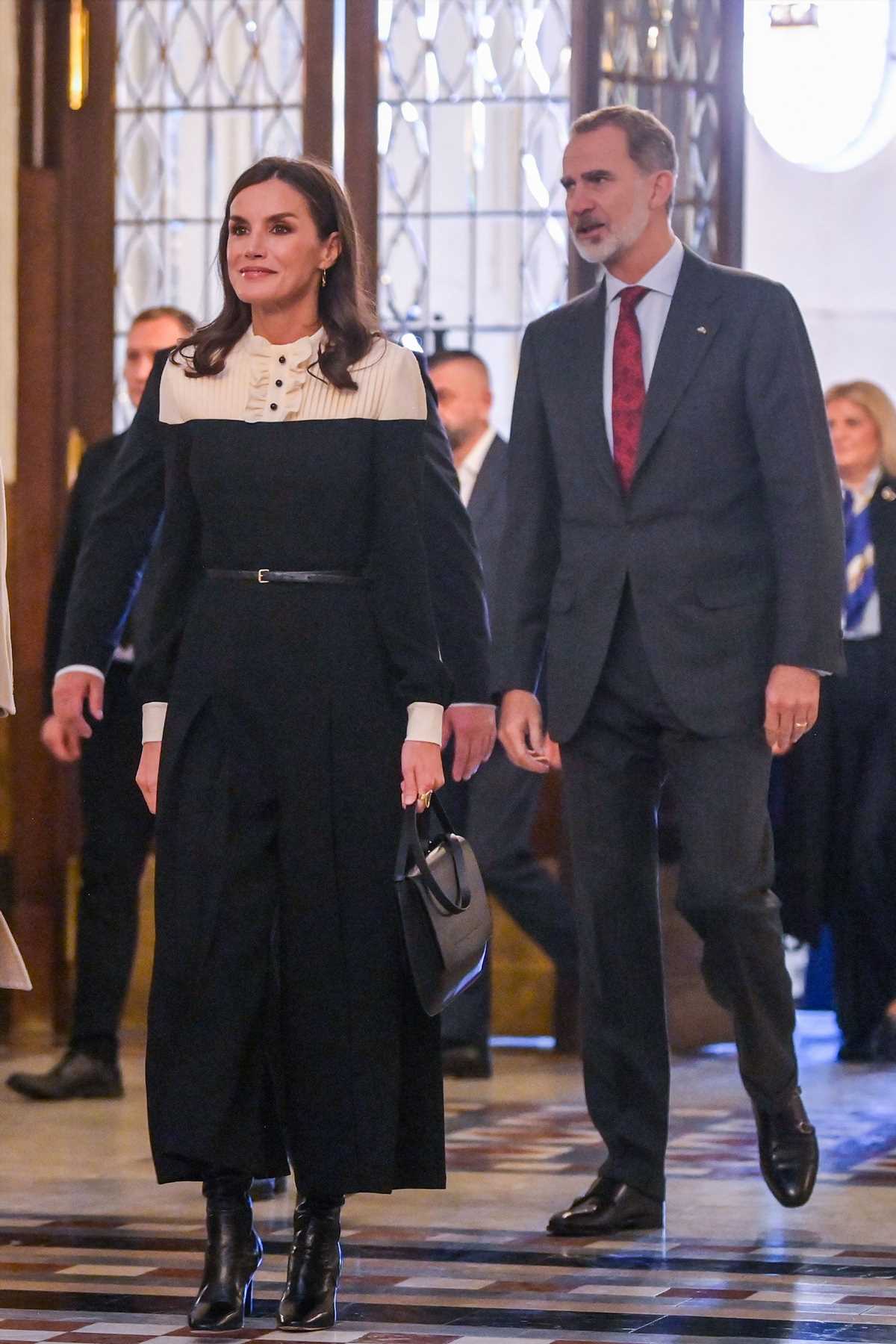 Letizia: todos los detalles del mono que ha estrenado en Croacia