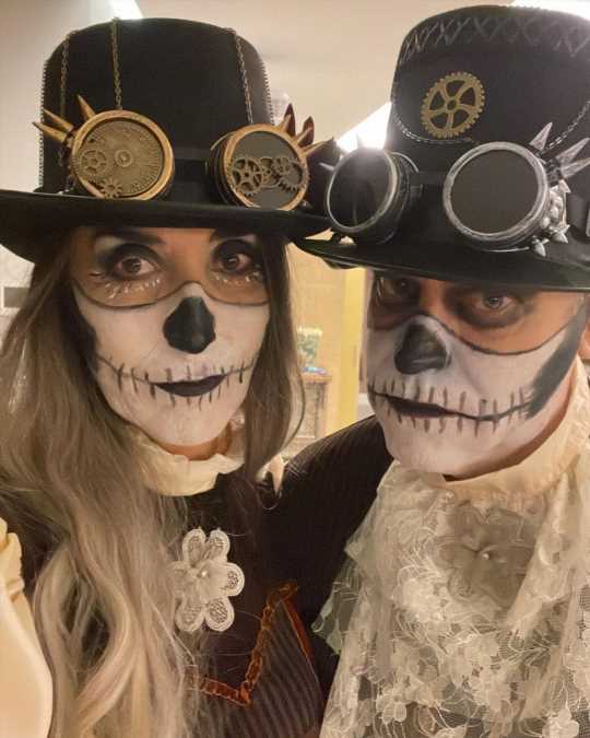 Paz Padilla y Fran Medina posan por primera vez por Halloween