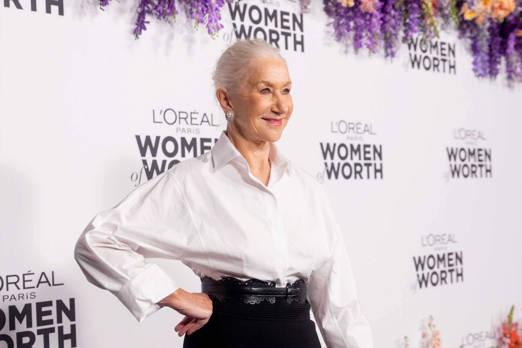 Helen Mirren y las dos prendas clave a cualquier edad