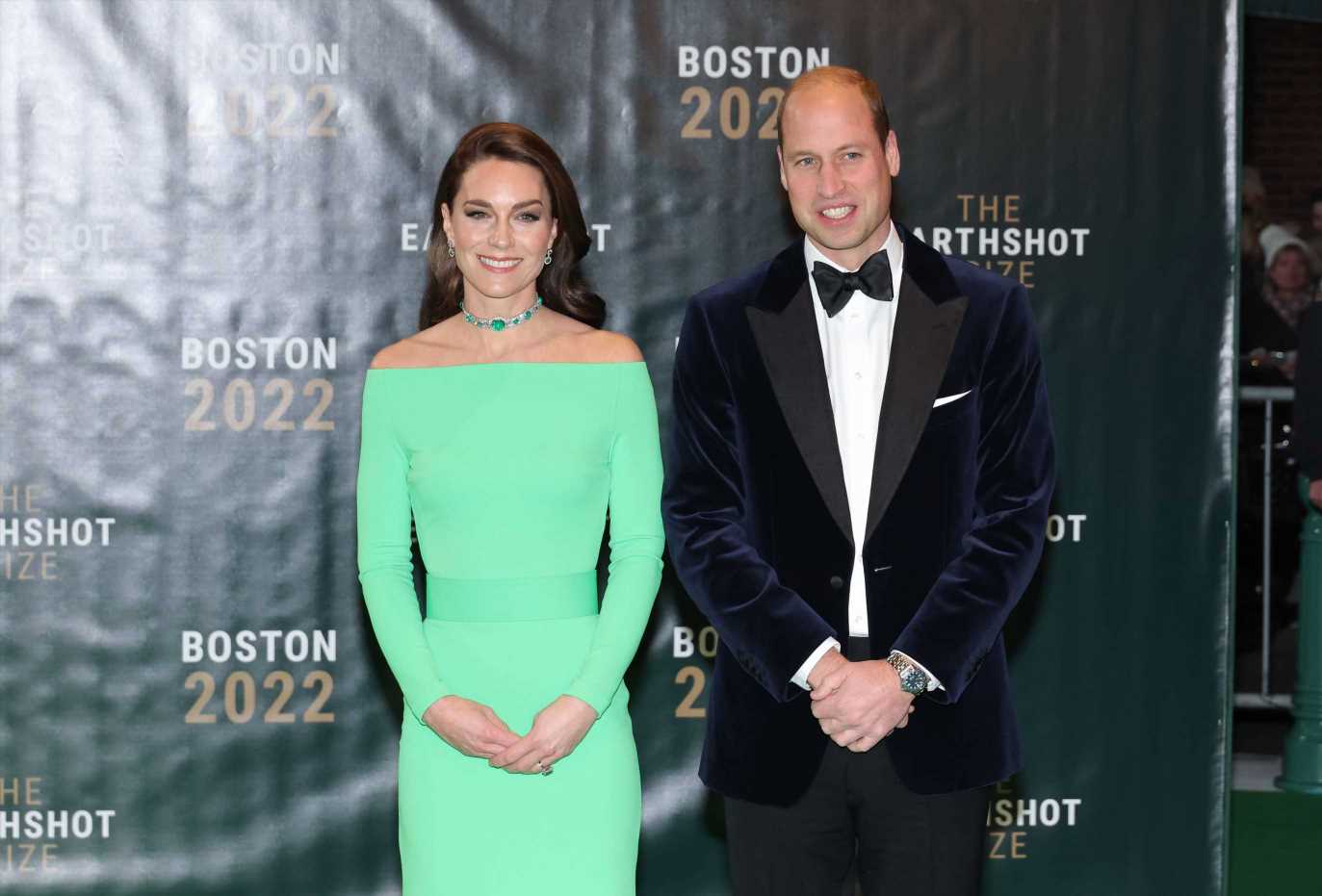 Kate Middleton de verde, como ya lo hizo Lady Di