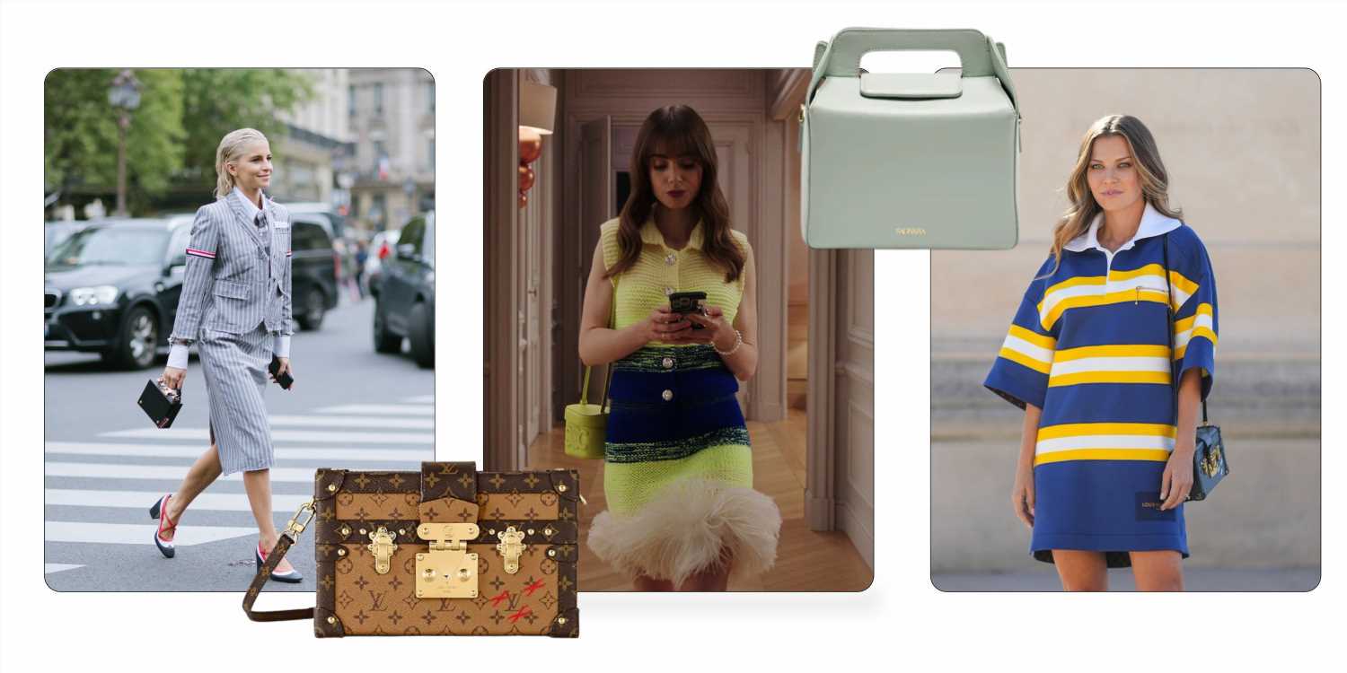 'Box bag' o el bolso caja de 'Emily in Paris' que es tendencia