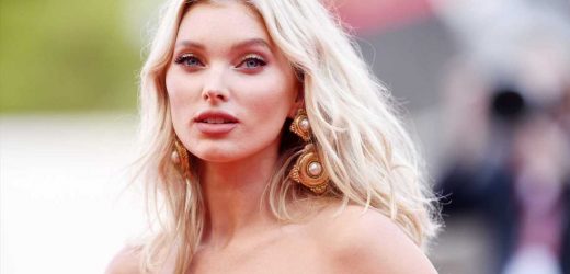 Elsa Hosk y la raya de pelo en zig-zag tendencia en 2023