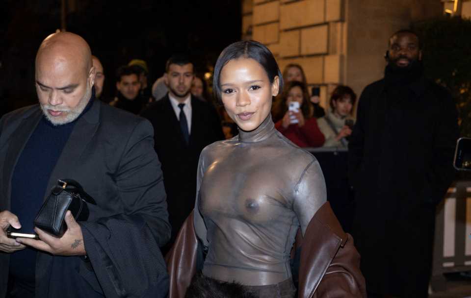 Taylor Russell hace un 'free the nipple' con este top