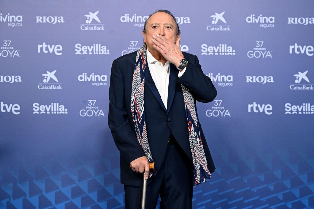 Fernando Esteso, como un estrella de los premios Goya 2023
