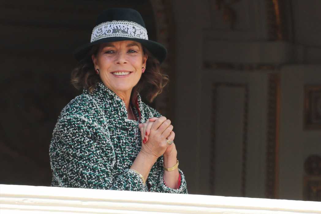 Carolina de Mónaco y la chaqueta de 'tweed' como comodín