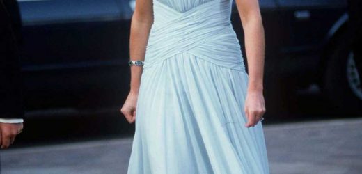 H&M vende el vestido azul que Lady Di llevo en Cannes en 1987