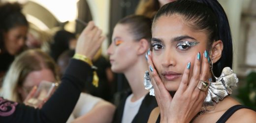 Maquillajes gráficos y con brillo para la alfombra roja