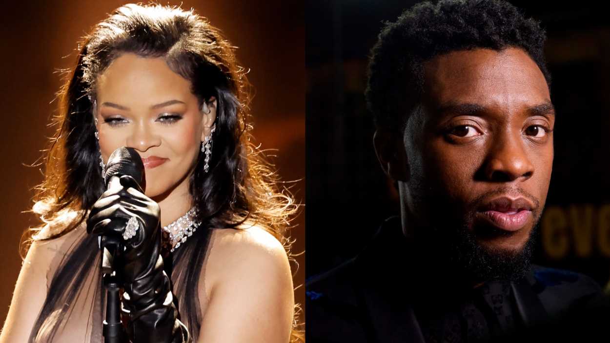 Rihanna emociona en la gala de los Oscar 2023