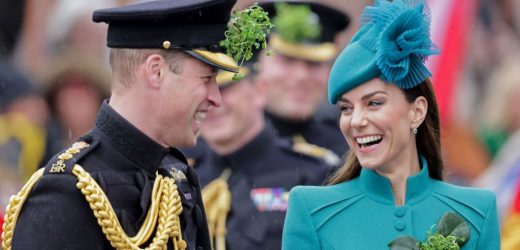 Kate Middleton estrena el look turquesa en su primer San Patricio como princesa de Gales