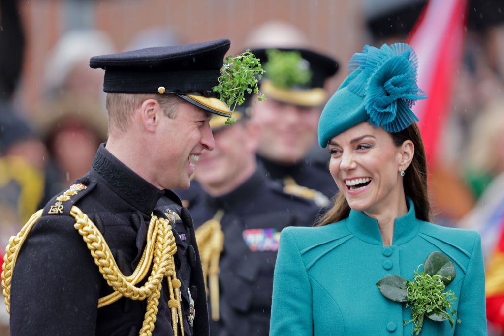 Kate Middleton estrena el look turquesa en su primer San Patricio como princesa de Gales