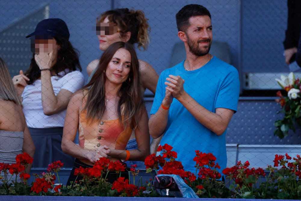 David Broncano y Silvia Alonso disfrutan del Madrid Open Mutua juntos