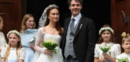 El impresionante vestido de novia de la princesa Sophie Alexandra Evekink