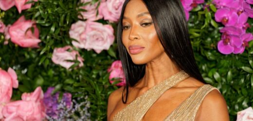 El vestido dorado de Naomi Campbell por su 53 cumpleaños