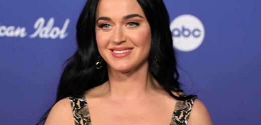 Katy Perry impacta un look de escote impresionante y transparencias