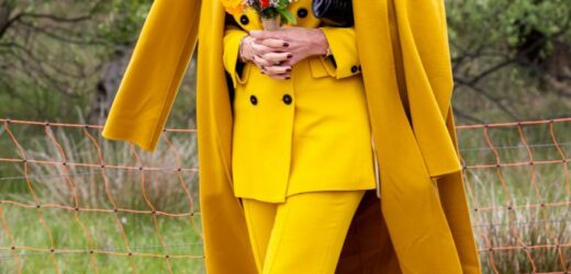 Máxima de Holanda recupera su traje amarillo de Zara