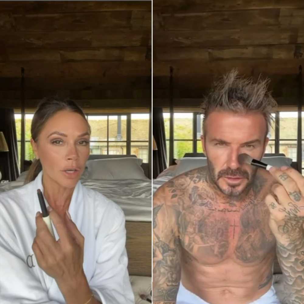 David Beckham se cachondea de su mujer, Victoria Beckham, con una broma viral