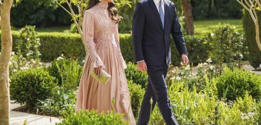 Kate Middleton, espectacular con un vestido semitransparente en la boda del hijo de Rania de Jordania