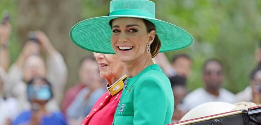 Kate Middleton, protagonista del primer Trooping the Colour de Carlos III