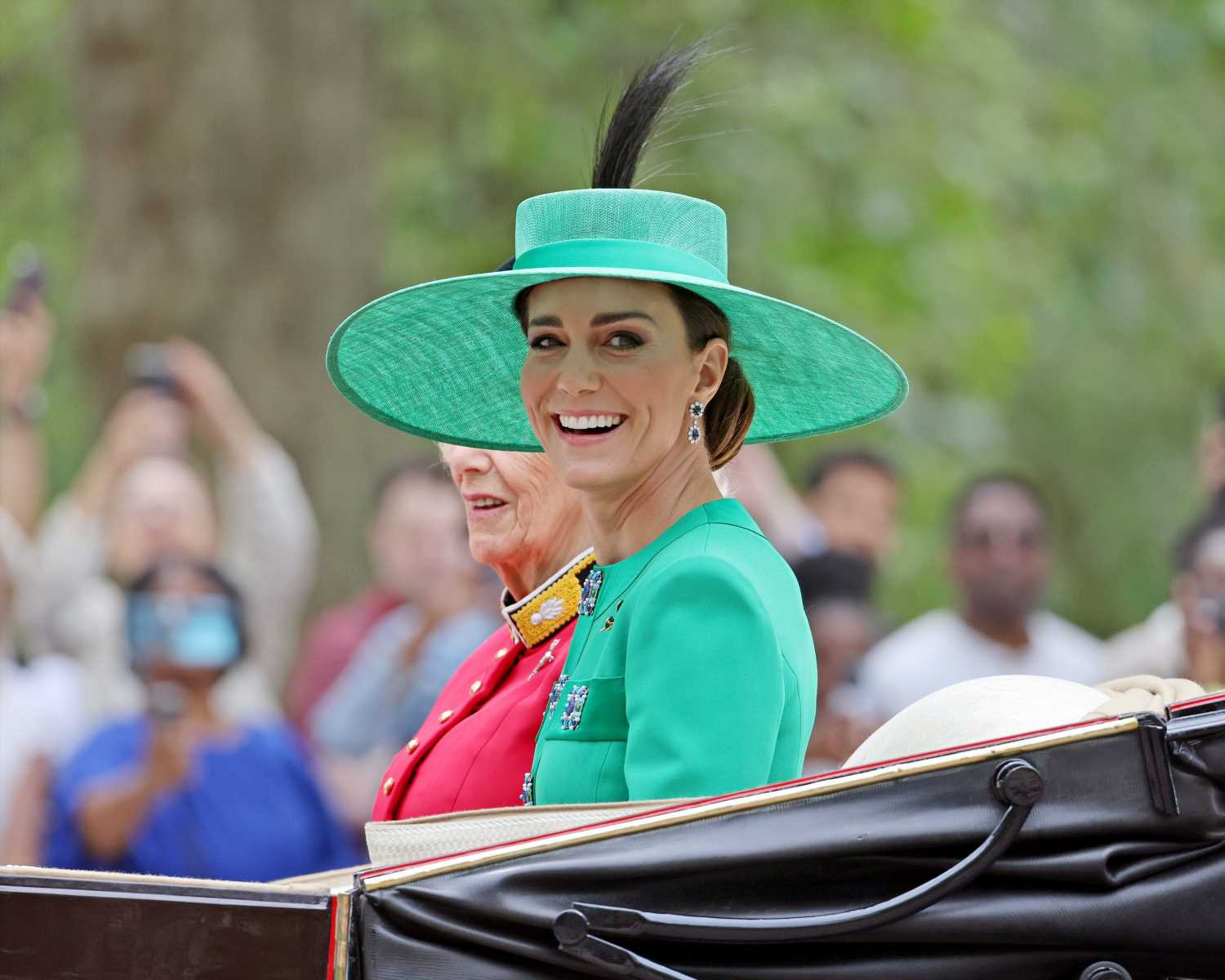 Kate Middleton, protagonista del primer Trooping the Colour de Carlos III