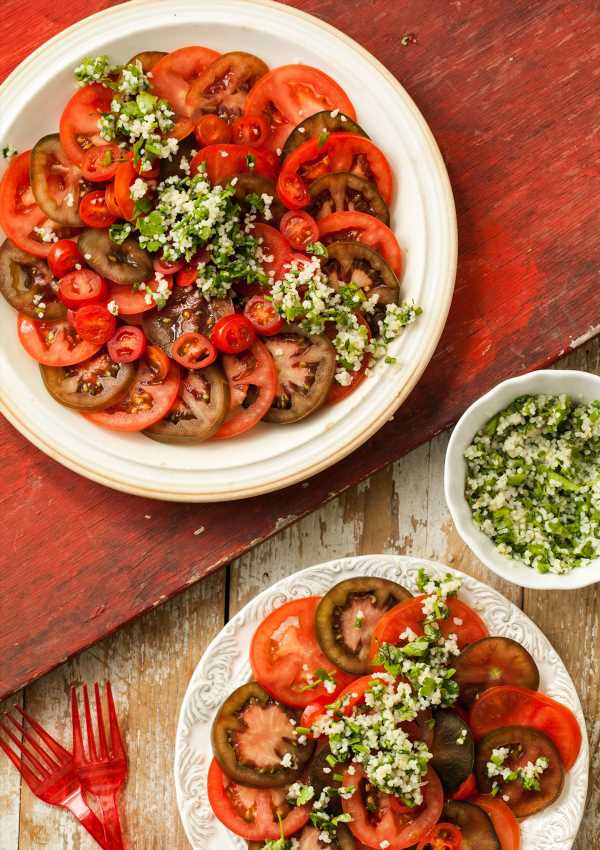 La mejor receta de ensalada de tomates